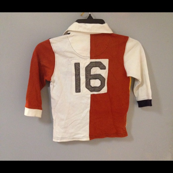 Boy Baby Gap Long Sleeve Polo Shirt 3 Years cotton - Picture 3 of 3