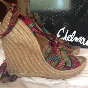 Sam Edelman "Lexi" Colorful Tie-Up Espadrille