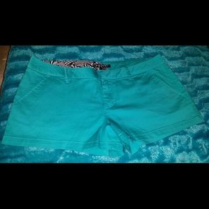 Volcom light blue shorts