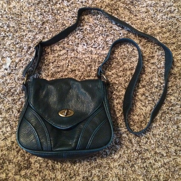 Blue over the shoulder purse