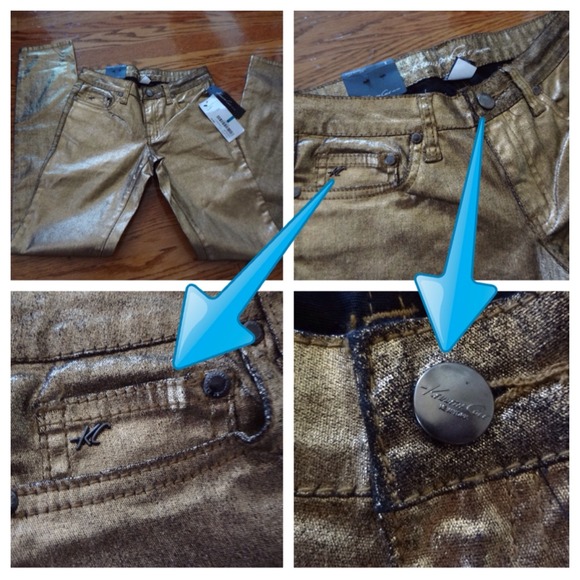 Kenneth Cole Gold slim fit & low rise - Picture 2 of 4