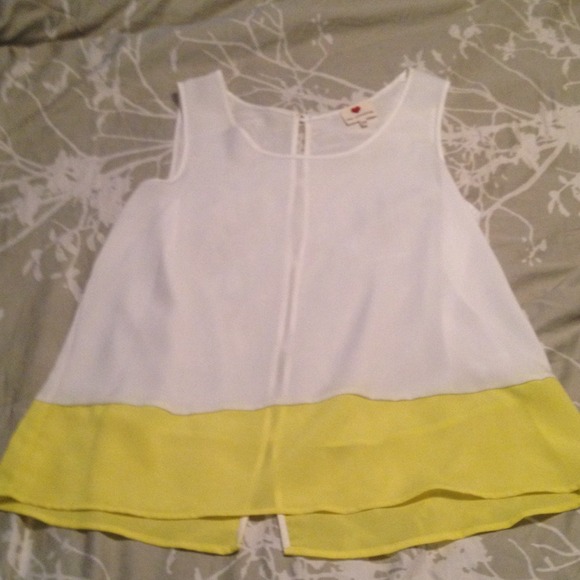 White and yellow top
