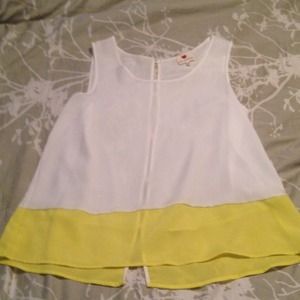 White and yellow top