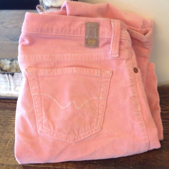 AG THE ANGEL Jeans.  Pink. 27R.  Low rise boot cut - Picture 1 of 2