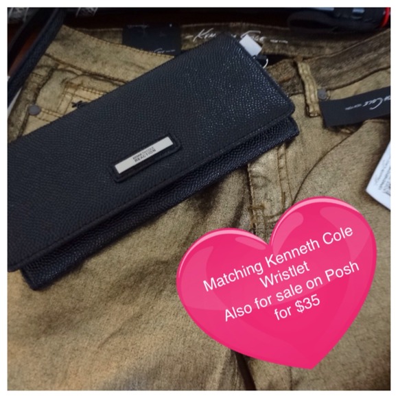 Kenneth Cole Gold slim fit & low rise waist - Picture 3 of 4