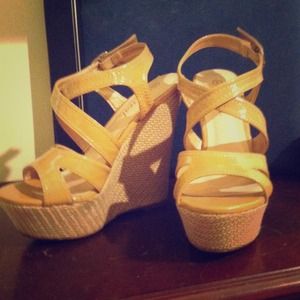 Tan wedges