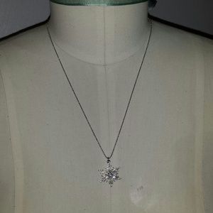 Snowflake Diamond Necklace