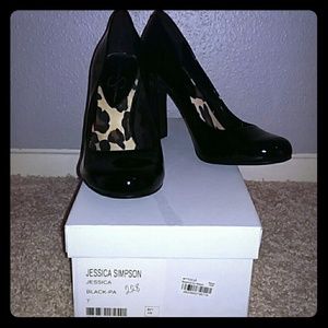 Jessica Simpson patent leather heels