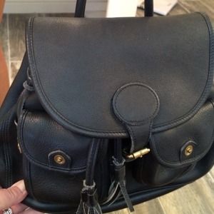 Black Dooney & Bourke backpack handbag.