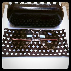 Henri Bendel Bendel Girl Aviator Sunglasses