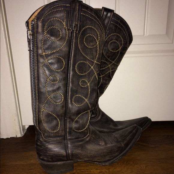 Stetson ladies cowboy boots.