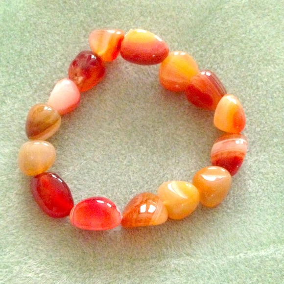 ~ SALE ~       Handmade agate stone bracelet
