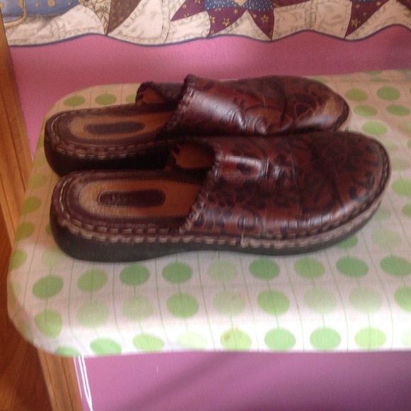 Brown Born slip ons