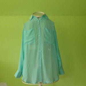 Forever 21 Flowy Button Down