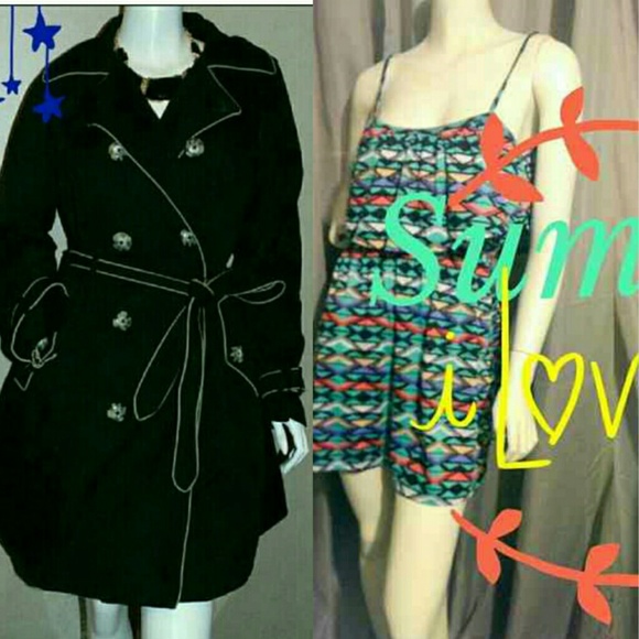 Bundle of trench coat & summer dress