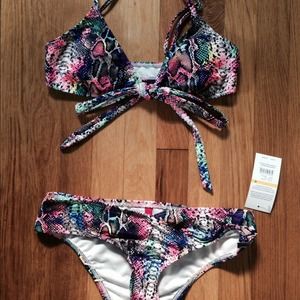 Multi-color Bikini Set
