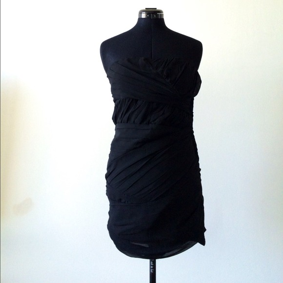 AKIRA Chiffon Draped Dress