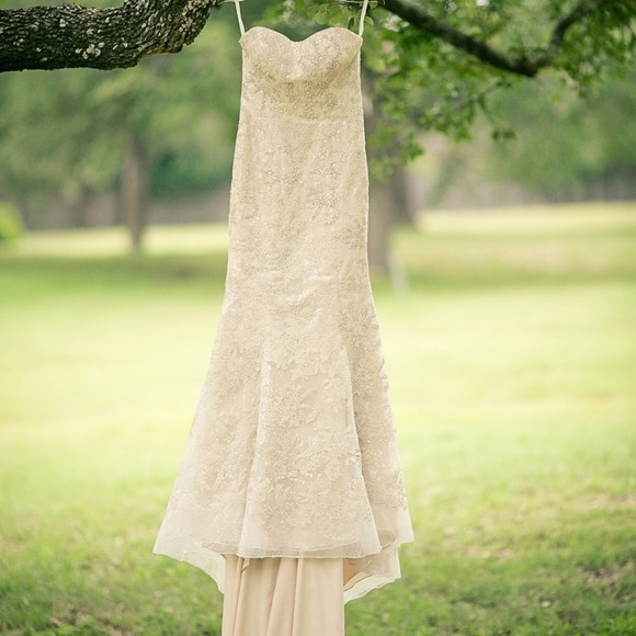 Galina Signature Champagne Wedding Dress - Picture 5 of 5