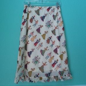 ⚡️sale⚡️Hazel UO Carmen Miranda Print Skirt S