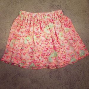 ZARA pink skirt