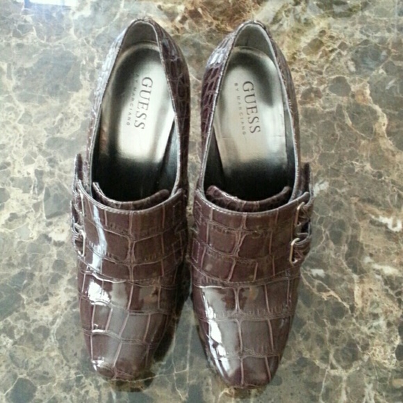 Guess Garnier Croc Embossed Boots 6 - Picture 2 of 4