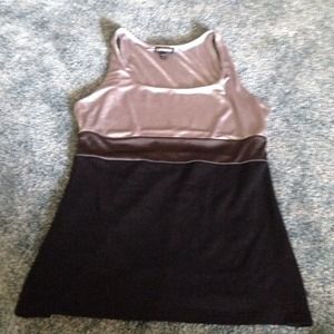 Grey and black express tank