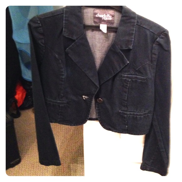 Business casual denim jacket
