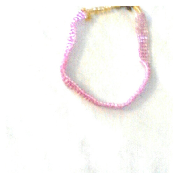 Weaved Pink Bracelet