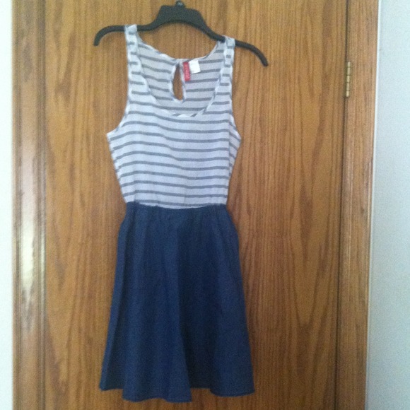 Striped Blue Dress