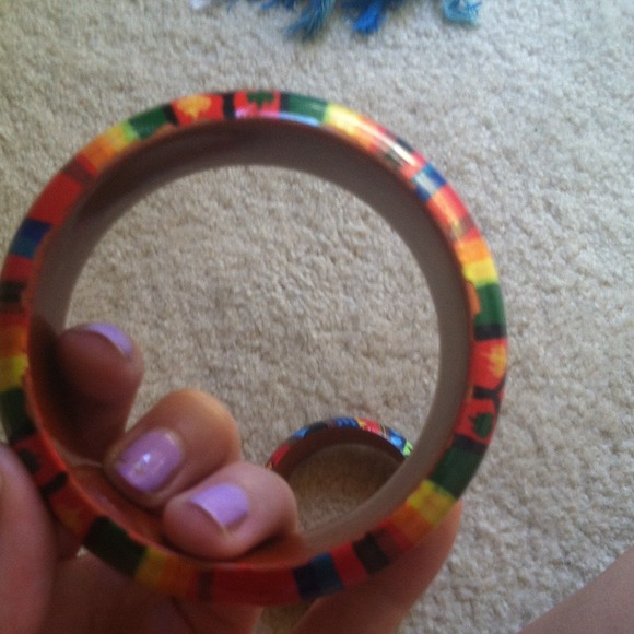 Tribal Pattern Bangles - Picture 3 of 3