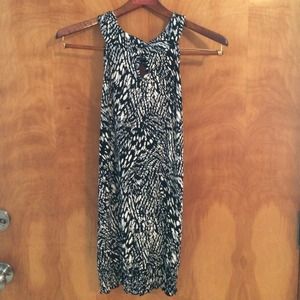 B&W Top with gorgeous beading work