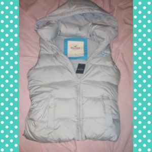 Grey Hollister Winter Vest Coat