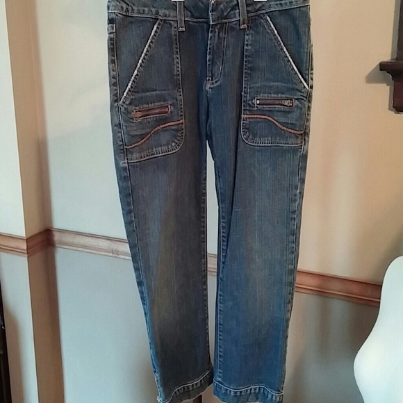 Bebe denim capri - Picture 2 of 4