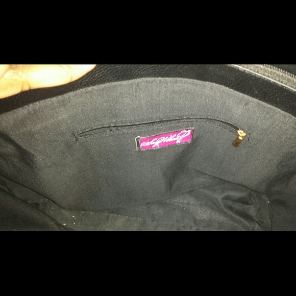 Large Black and gold handbag - Picture 2 of 4