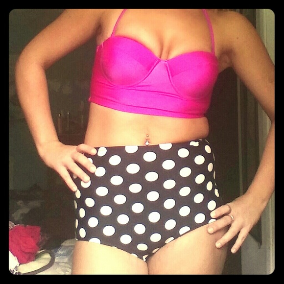 high waist bottoms bikini set