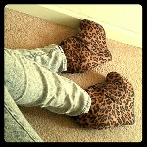 Cheetah Wedges Size 11