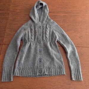 Cardigan with hood
