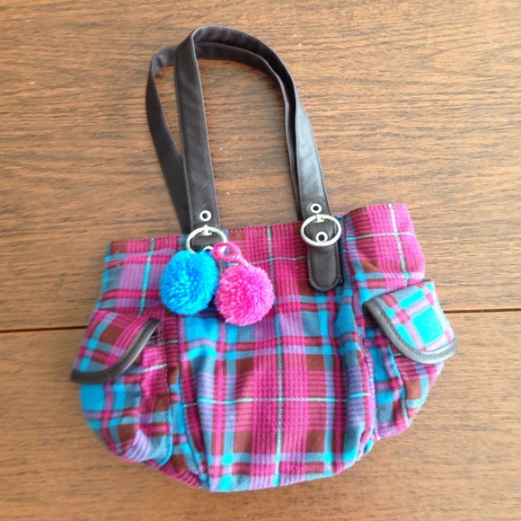 Plaid purse