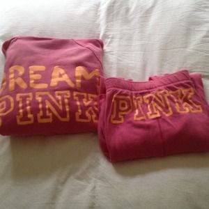 💗💗VS Pink sweats & hoodie💗💗 bundled