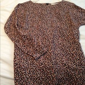 Leopard print Ann Taylor LOFT dress