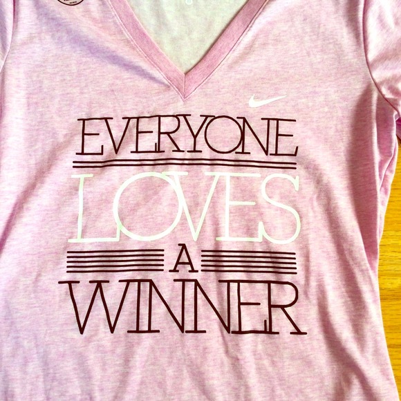 Nike Tops - ⚡️FLASH SALE⚡️ M Dri Fit Nike Winner pink Shirt
