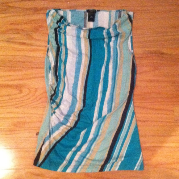 Ann Taylor dressy striped tank top