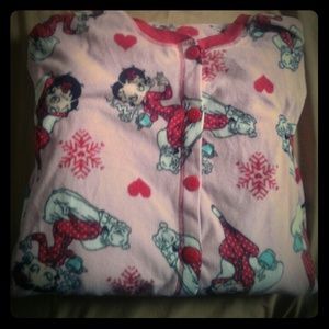 Betty boop footie pj's