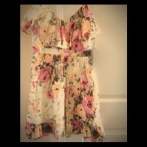 XS floral strappy dress from urban outfitters