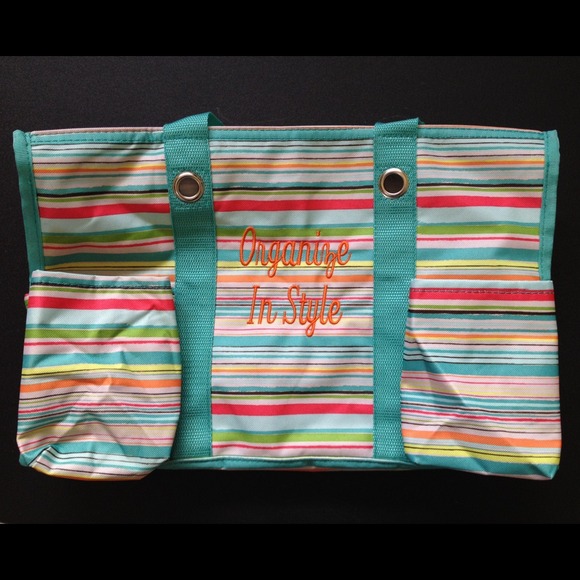 Thirty-One Zip-Top Organizing Utility Tote