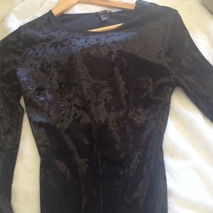 Forever 21 velvet bodysuit