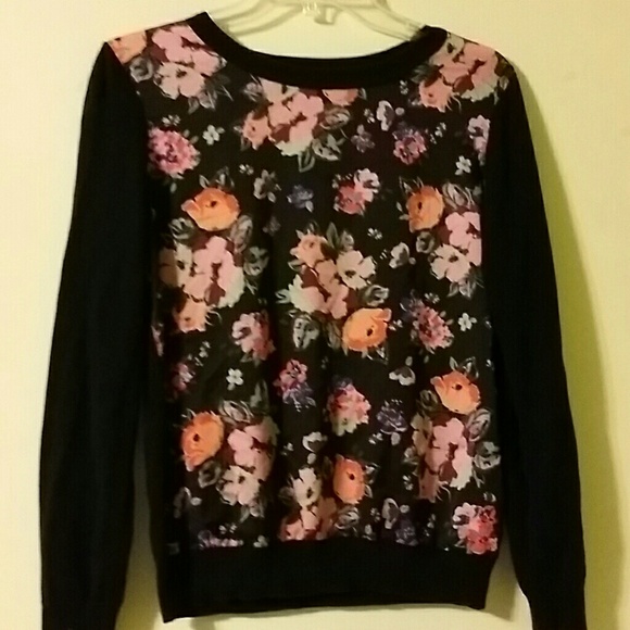Floral sweater