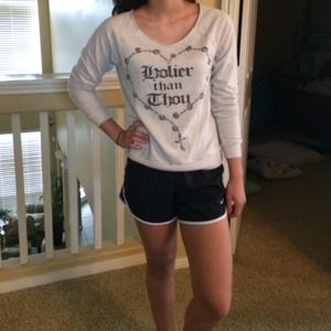 "Holier than thou" shirt from forever 21