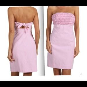 Lilly Pulitzer Pink Seersucker Dress