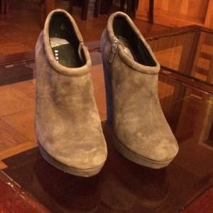 Trouvé wedge suede booties ** reduced price**